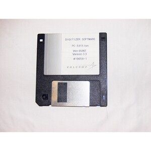 Vintage CalComp Digitizer Software 3.5"  Floppy Disc for PC 95/NT